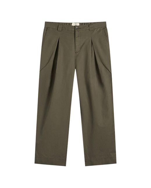 Folk Green Easy Fit Trouser for men