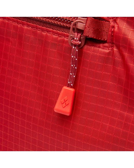 Montbell Red Pocketable Ripstop Light Tote for men