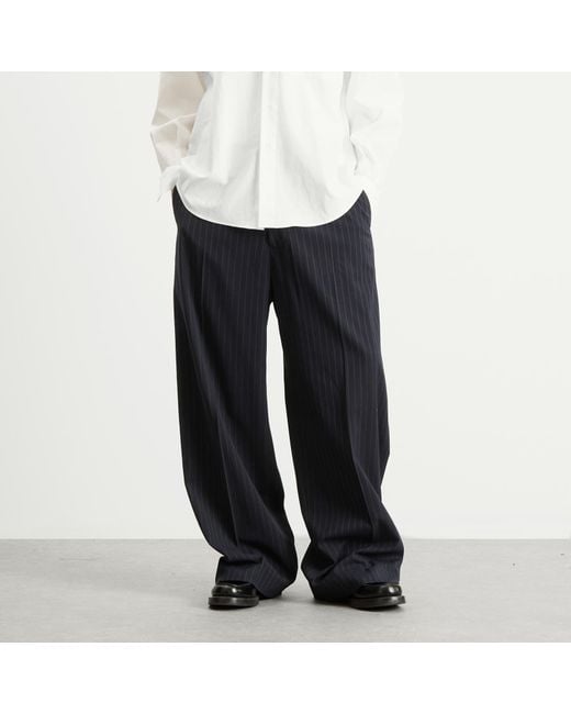 Acne Blue Pasant Vis Pinstripe Trouser for men