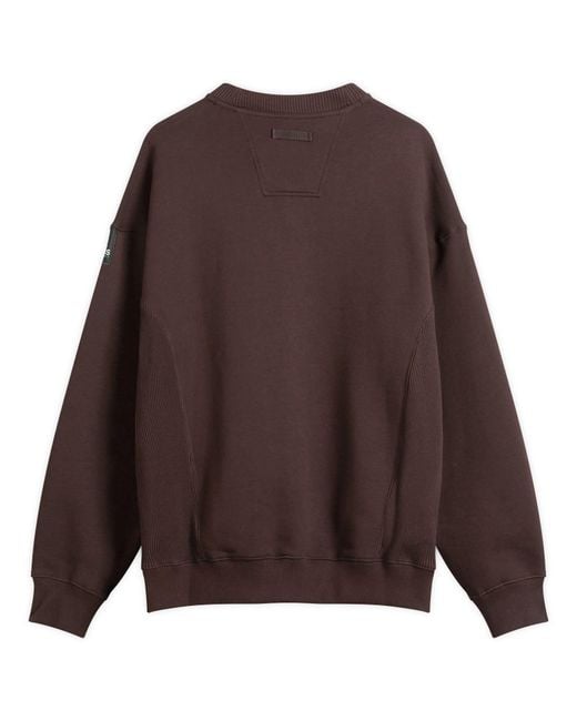 Adidas Brown Eqt Crew Sweatshirt