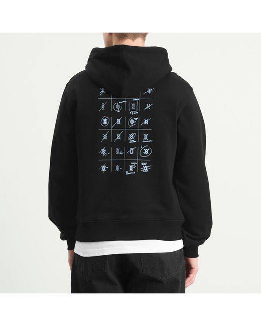 Daily Paper Black Shield Evolution Hoodie for men