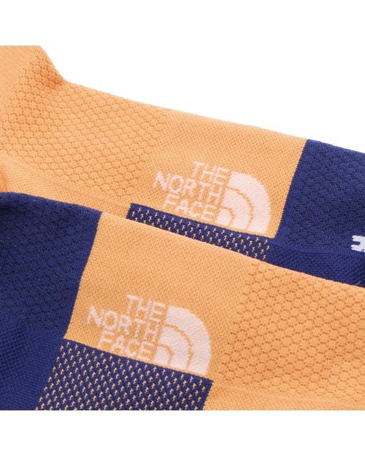 The North Face Blue Never Stop Trail Run Expedition Crew Sock for men