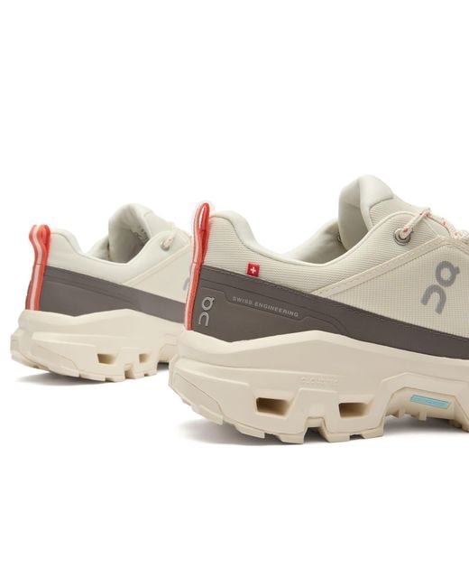 On Shoes White Cloudrock Low Wp Sneakers for men