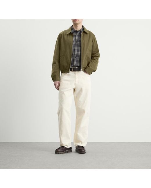 Drake's Green Reversible Blouson for men