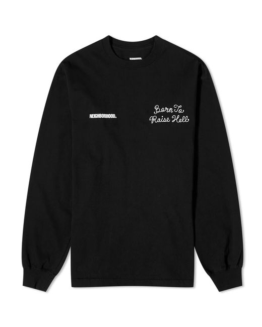 Neighborhood Black Long Sleeve Ls-9 T-shirt for men