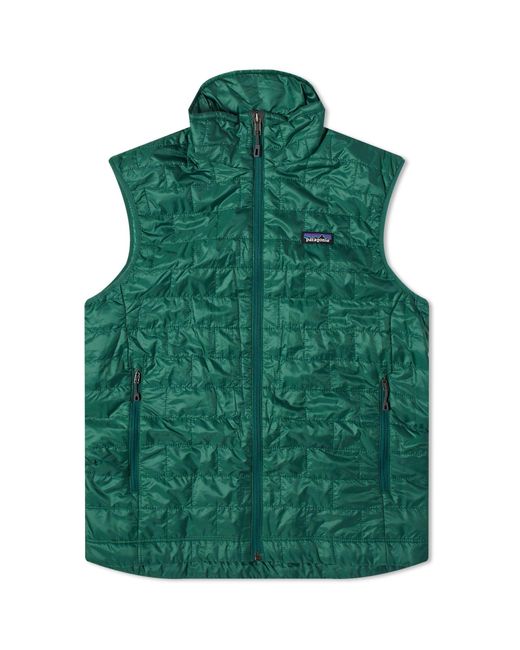 Patagonia Green Nano Puff Vest for men