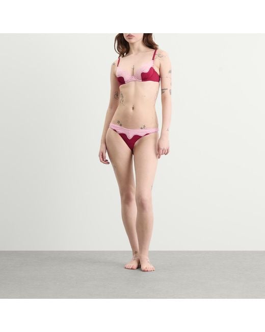 Fruity Booty Pink Lacie Thong