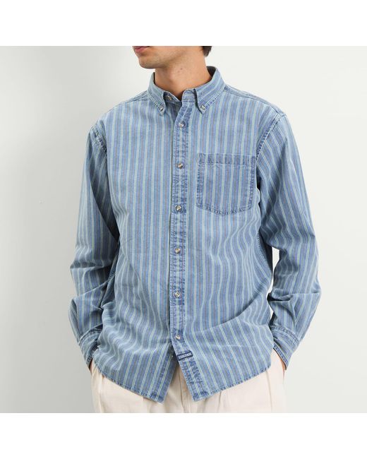Dubbleware Blue Vintage B.D. Shirt for men