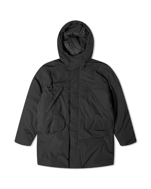 Norse Projects Stavanger Military Parka Jacket in Black for Men