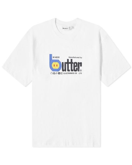 Butter Goods White Electronics T-Shirt for men
