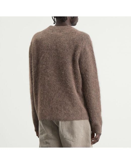 NN07 Brown Russell Alpaca Blend Jumper for men