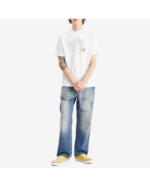 【BUTTER GOODS】 Lamp Tee, White Butter Goods Lamp T-Shirt in White for Men | Lyst Canada