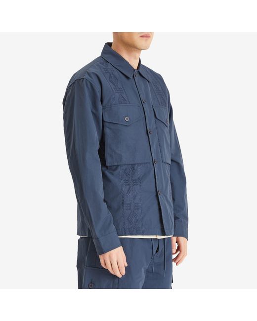 Pendleton Blue Parachute Overshirt for men