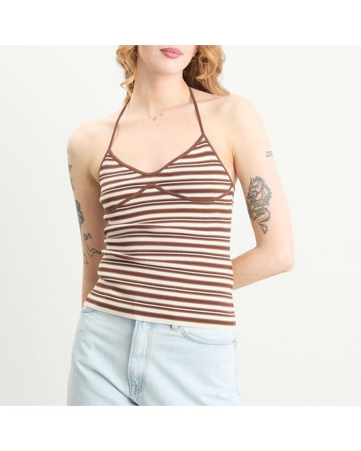 Faithfull The Brand Multicolor Citara Halter Top