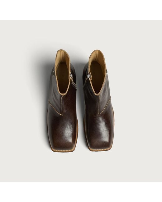 Our Legacy Black Leather Engine Boot for men