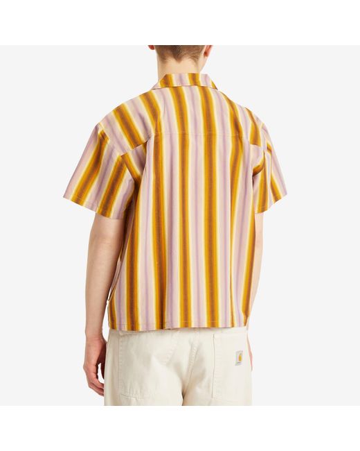 Honor The Gift Brown Auto Shop Camp Shirt for men