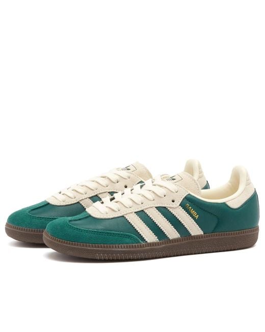 Adidas Green Samba Og Sneaker