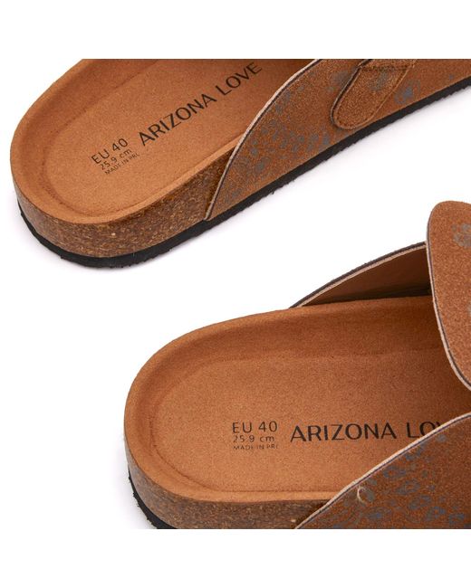 ARIZONA LOVE Brown Slip On Mule Shoes
