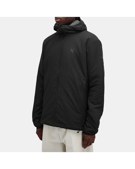 Haglöfs Black Mimic Alert Hooded Jacket for men