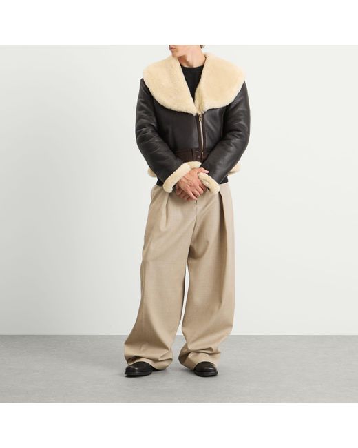 J.W. Anderson Black Aviator Jacket for men