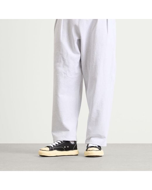 Maison Mihara Yasuhiro Black Peterson Vintage Sole Canvas Low-Top Sneakers for men
