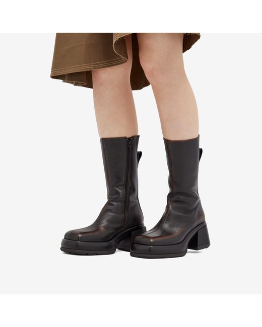 【関税込み】Miista ブラック＆ブラウン Cassia ブーツ Cass Light Brown Boots | Miista