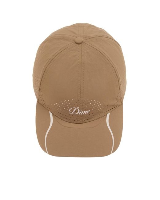 Dime Brown Cursive Tech Cap for men
