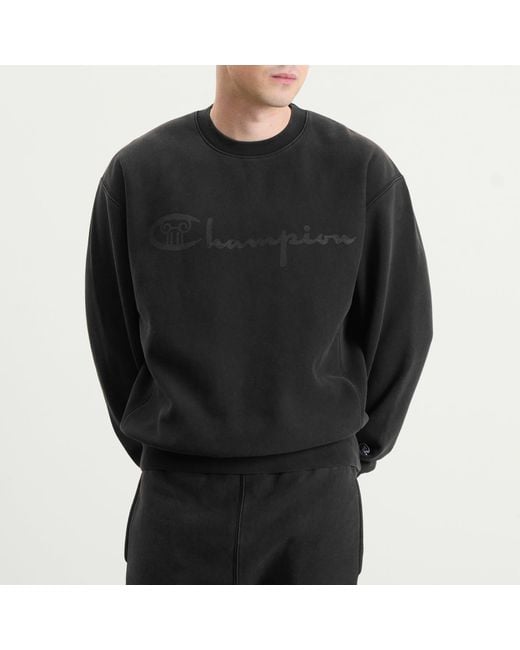 Champion Black X Aries Decentralised Sweatshirt for men
