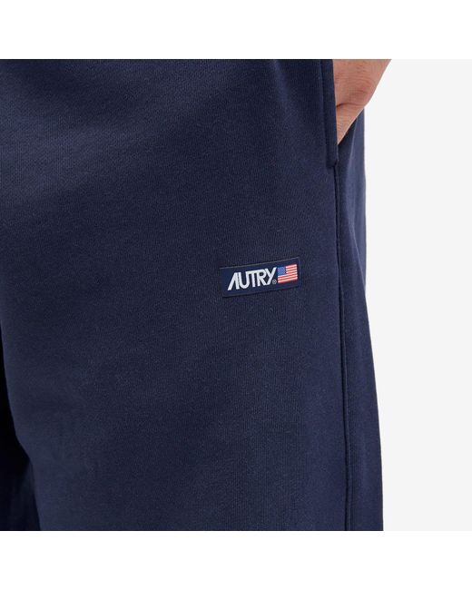 Autry Blue Flag Logo Sweat Pant for men