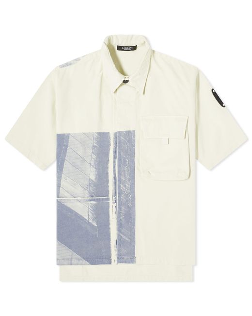 A_COLD_WALL* Blue Strand Short Sleeve Shirt for men