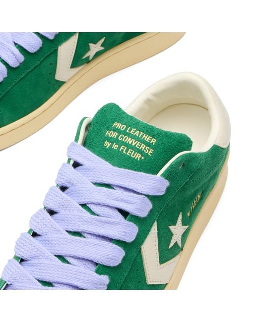 Converse Green X Golf Le Fleur* 1908 Pro Leather Sneaker for men
