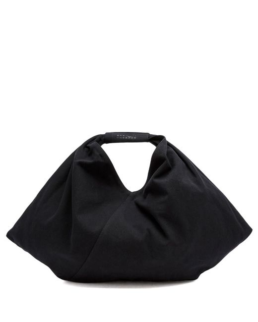 MM6 by Maison Martin Margiela Black Japanese Draped Bag