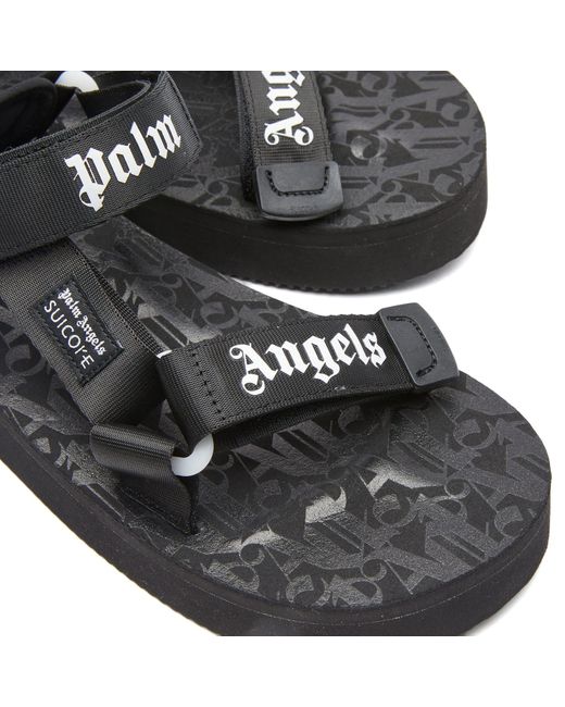 Palm Angels Black X Suicoke Depa Sandals