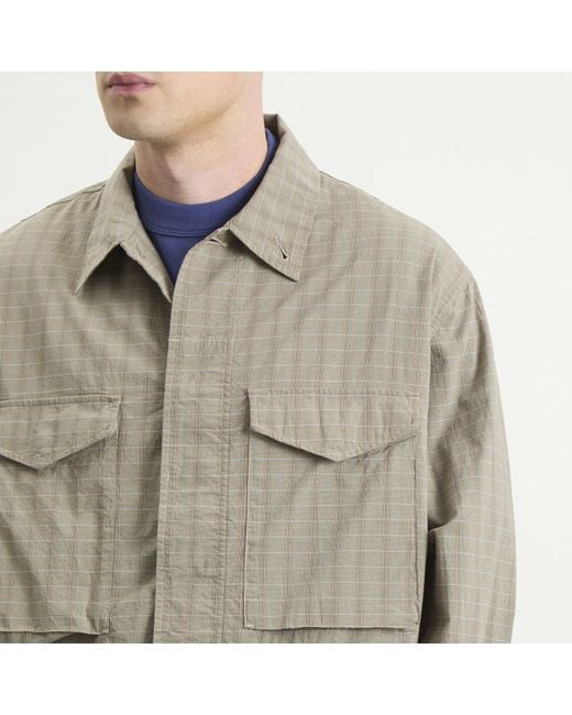 Unlikely Dry Goods Green M-51 Shirt Jacket for men
