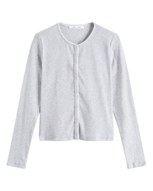 Samsøe & Samsøe Gray Sajune Long Sleeve Cardigan
