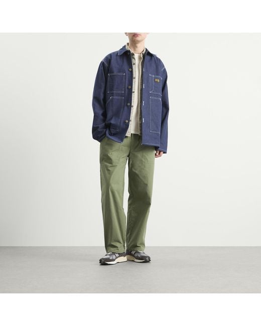 Stan Ray Blue Denim Shop Jacket for men