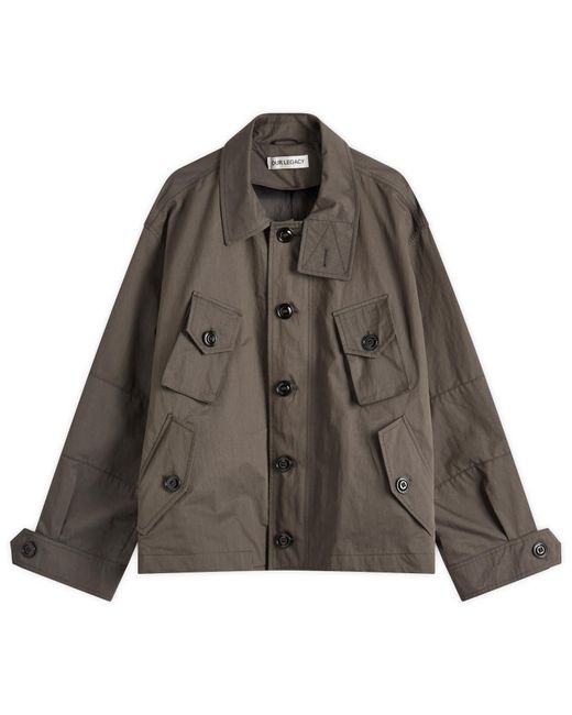 Our Legacy Brown Nylon Service Jacket for men