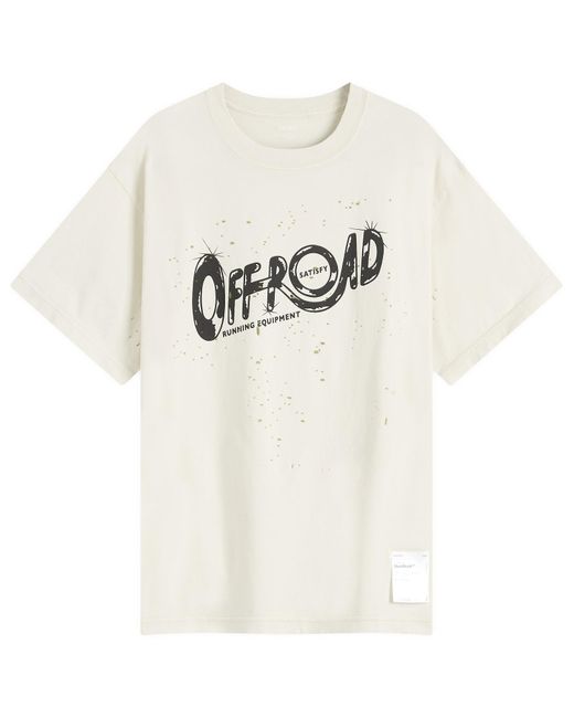 Satisfy White Mothtech T-Shirt for men