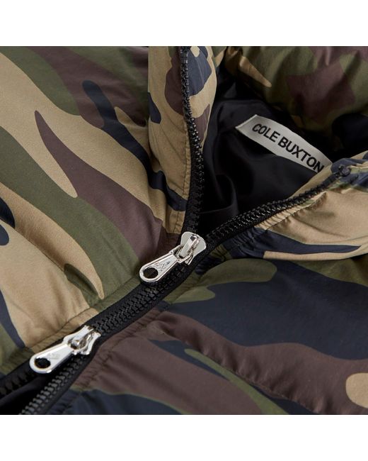 Cole Buxton Gray End. X Hooded Cropped Insulated Puffer