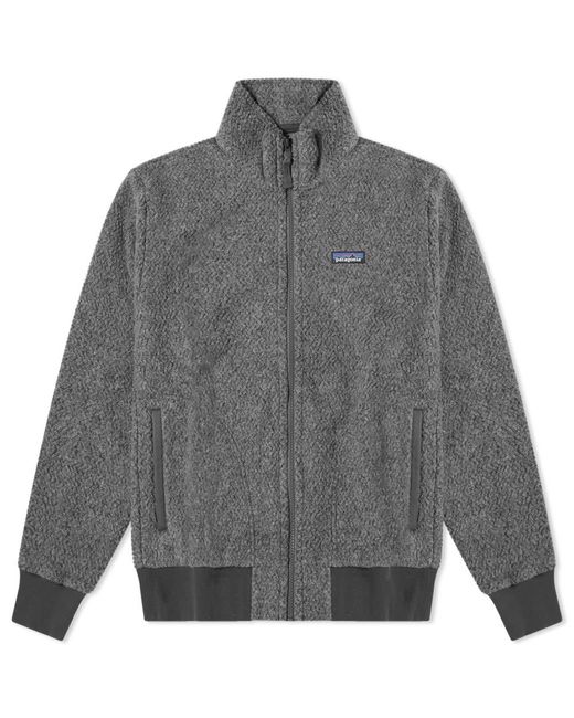 Patagonia Gray Woolyester Fleece Jacket for men