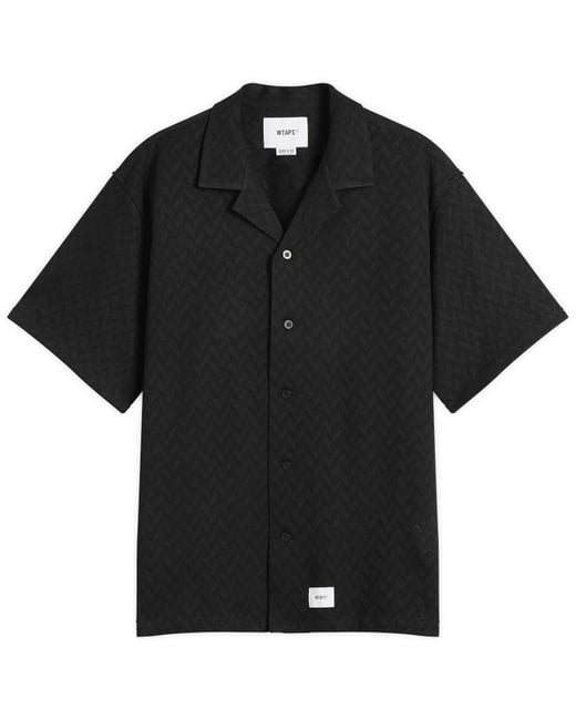 WTAPS HERRINGBONE. TEXTILE　美品2025SS シャツ WTAPS Herringbone Textile Vacation Shirt in Black for Men | Lyst