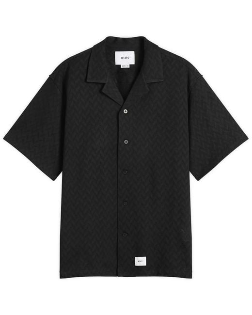 WTAPS HERRINGBONE. TEXTILE　美品2025SS シャツ WTAPS Herringbone Textile Vacation Shirt in Black for Men | Lyst