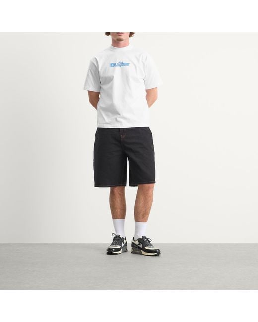 Butter Goods White Smashed Logo T-Shirt for men
