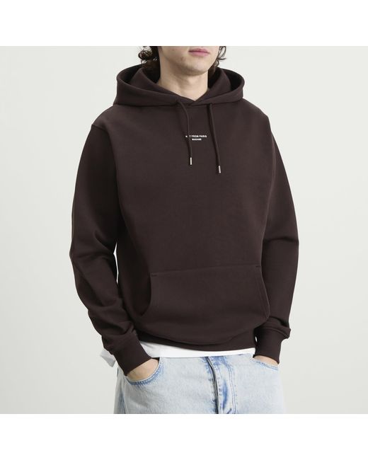 Drole de Monsieur Black Drole De Monsieur Classic Slogan Hoodie for men