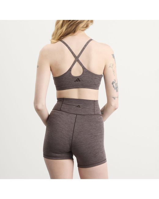 Adidas Brown All Me Sports Bra