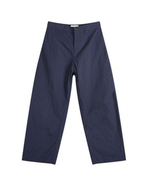 SAGE NATION Blue Helix Nylon Trousers for men