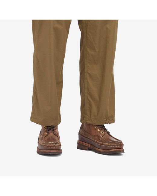 Visvim Brown Grizzly Camper Hi-Folk for men