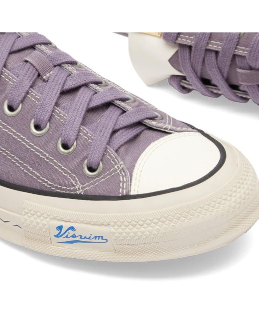 Visvim Purple Skagway Lo Sneakers for men
