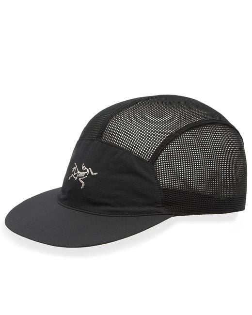 Arc'teryx Black Norvan Mesh 5 Panel Cap