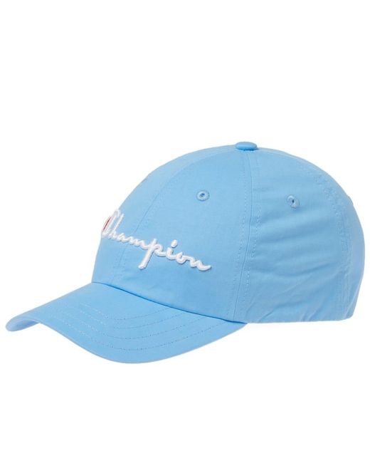 Champion Blue Classic Twill Strapback Dad Hat for men